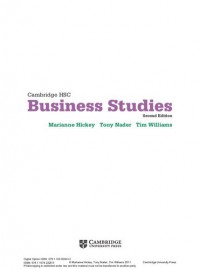 Cambridge HSC Business Studies